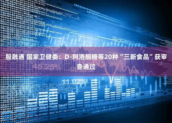 股融通 国家卫健委：D-阿洛酮糖等20种“三新食品”获审查通过